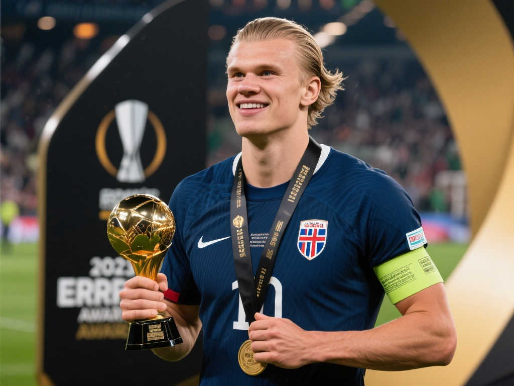 官方宣布：哈兰德荣膺2023环足奖年度最佳球员